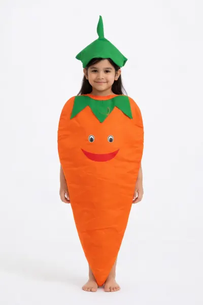 Carrot Fancy Dress Costume – Vegetable Costumes, Mod Fancy Dress Delhi
