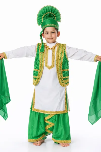 Bhangra Dress Fancy Dress for kids – Bhangra Dress, Mod Fancy Dress Delhi