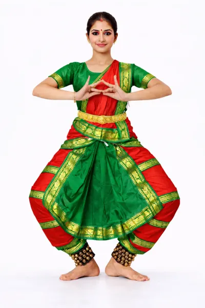 Green Bharatnatyam Fancy Dress for adults – Bharatnatyam, Mod Fancy Dress Delhi