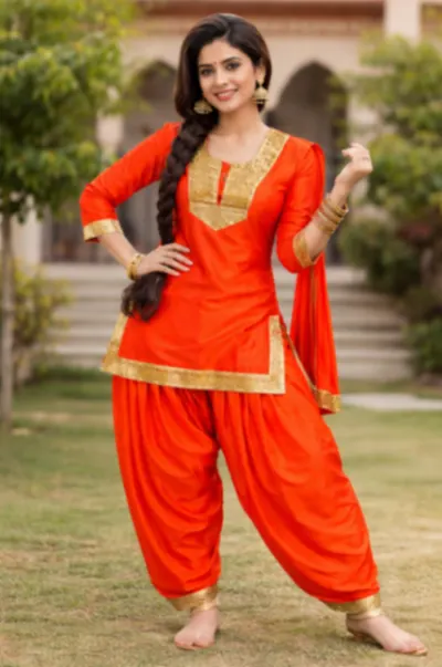 Bhangra Suit Fancy Dress for adults – view 2, Bhangra Dress, Mod Fancy Dress Delhi