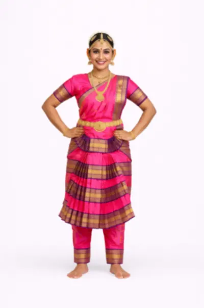 Pink Bharatnatyam Fancy Dress for adults – Bharatnatyam, Mod Fancy Dress Delhi