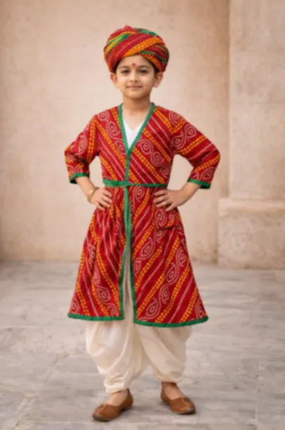 Rajasthani Boy Fancy Dress – Rajasthani Dress, Mod Fancy Dress Delhi