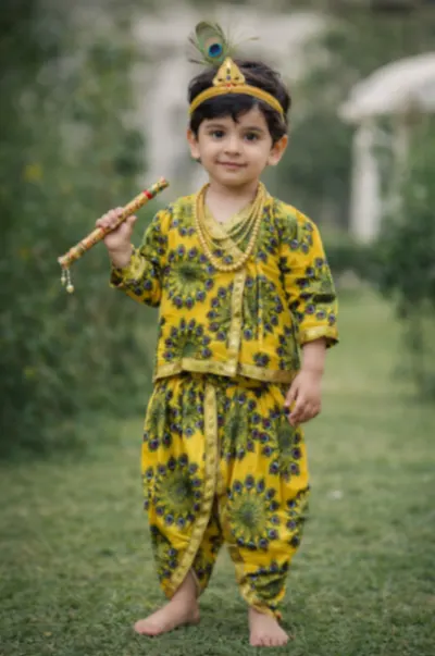Krishna Green Fancy Dress fancy dress costume - buy or rent in Delhi NCR