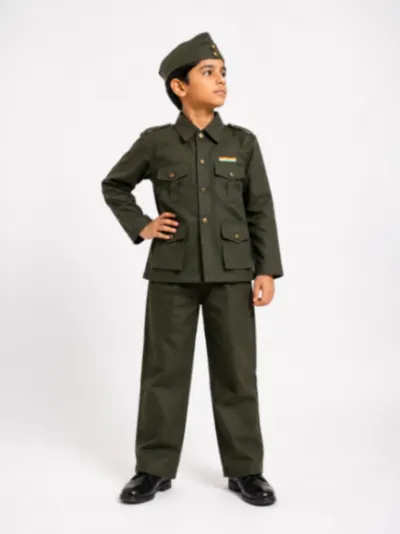Subhash Chander Bose Fancy Dress for kids – Independence Day Dress, Mod Fancy Dress Delhi