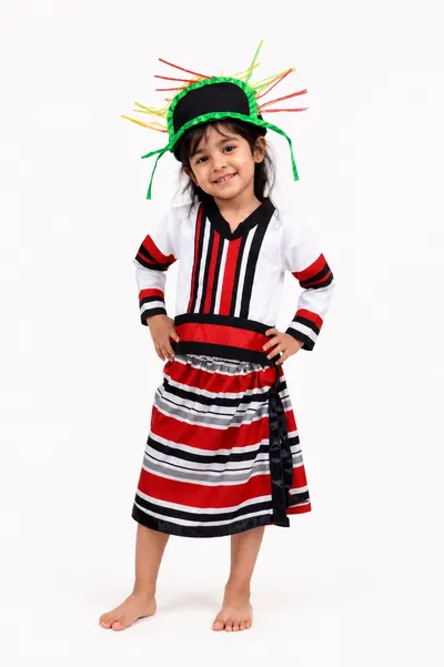 Nagaland Girl Fancy Dress – view 2, States Fancy Dress, Mod Fancy Dress Delhi