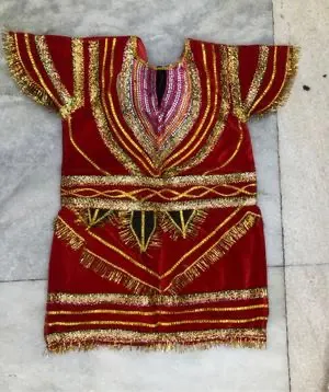 Hanuman Red Fancy Dress for kids – view 2, Ramleela Costumes, Mod Fancy Dress Delhi