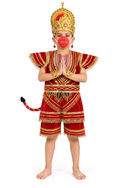 Hanuman Red Fancy Dress for kids – Ramleela Costumes, Mod Fancy Dress Delhi