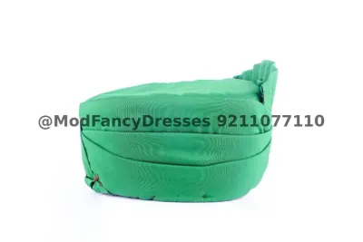 Haryanvi Safa Pagdi Green Fancy Dress for kids – view 3, Accessories, Mod Fancy Dress Delhi