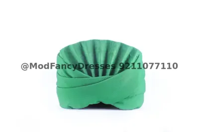 Haryanvi Safa Pagdi Green Fancy Dress for kids – Accessories, Mod Fancy Dress Delhi