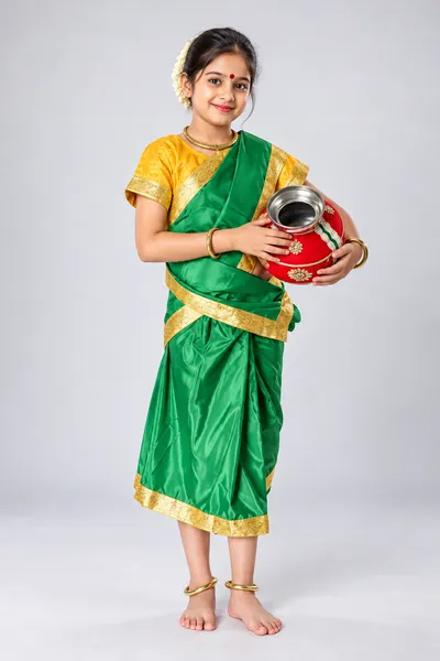 Indian Folk Saree Fancy Dress Costume fancy dress costume