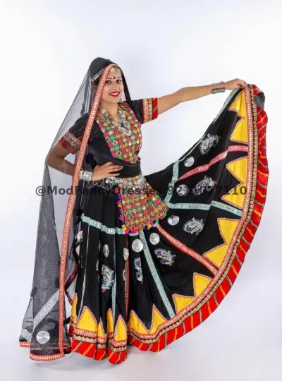 Kalbelia Dance Dress Costume Fancy Dress – view 3, Rajasthani Dress, Mod Fancy Dress Delhi