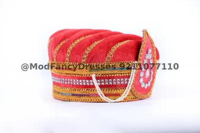 Mughal Fancy Pagdi Mughal Pagdi Fancy Dress – view 4, Accessories, Mod Fancy Dress Delhi