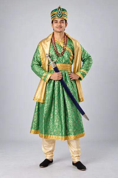 Mughal King Fancy Dress Costume – Leaders Freedom Fighters, Mod Fancy Dress Delhi