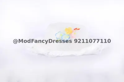 White Color Baby Cap For Kids Fancy Dress fancy dress costume