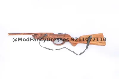 Wooden Gun Weapons For Drama Fancy Dress – Accessories, Mod Fancy Dress Delhi