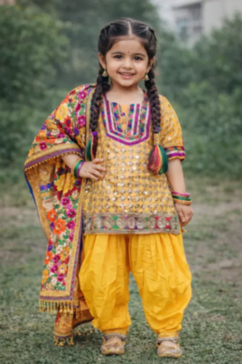 Yellow Punjabi Suit Fancy Dress fancy dress costume - buy or rent in Delhi NCR