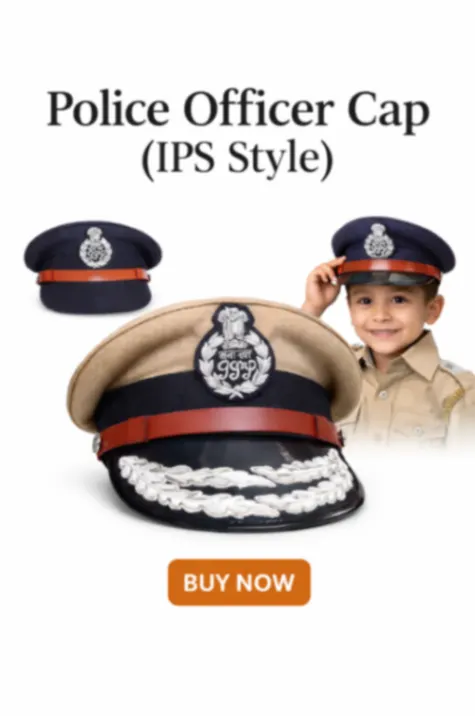 Police Officer Cap – Accessories, Mod Fancy Dress Delhi