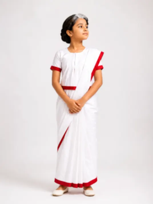 Indira Gandhi Fancy Dress Costume for kids – Independence Day Dress, Mod Fancy Dress Delhi
