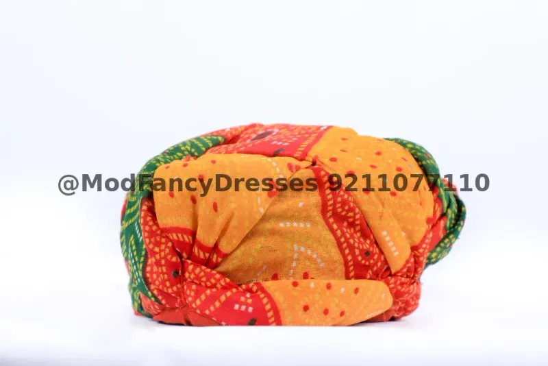 Jaipuri Print Rajasthani Pagdi Turban Fancy Dress fancy dress costume