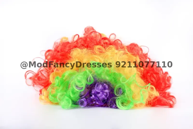 Multi Color Joker Wig Fancy Dress fancy dress costume