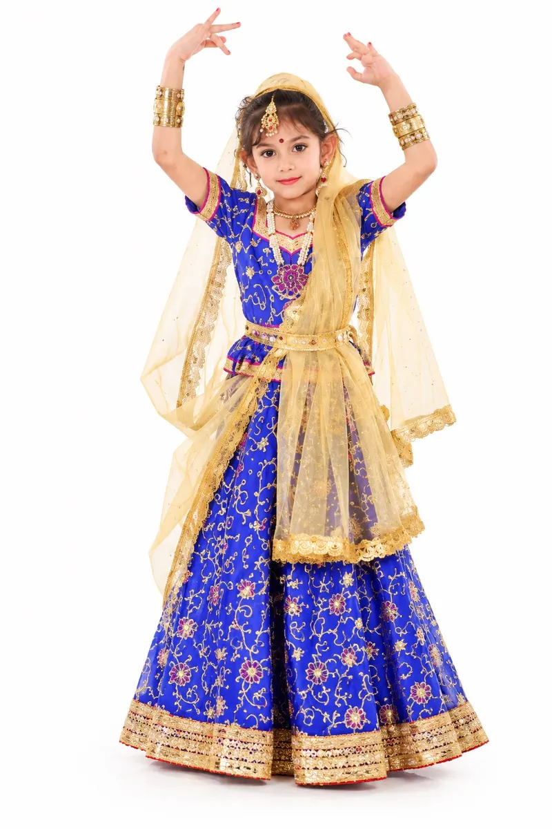 Radha Rani Lehenga Choli Fancy Dress – Janmashtami Dress, Mod Fancy Dress Delhi