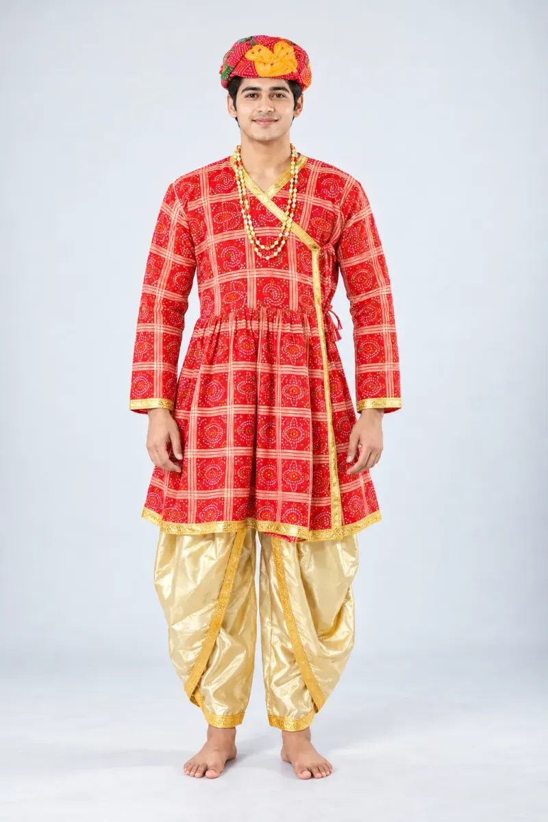 Rajasthani Dance Fancy Dress For Men – Rajasthani Dress, Mod Fancy Dress Delhi