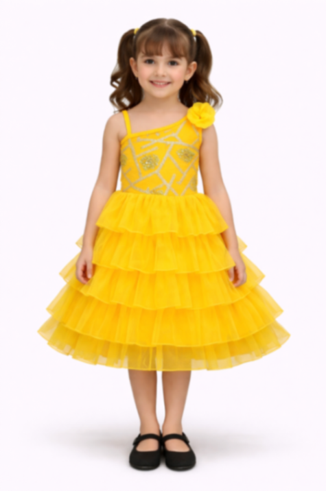 Yellow Frock Fancy Dress Main Image