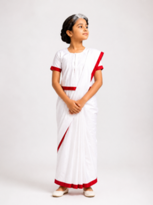 Indira Gandhi Fancy Dress Costume Main Image