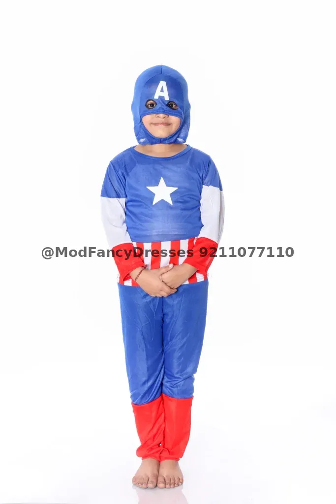 Captain America Fancy Dress Costomes