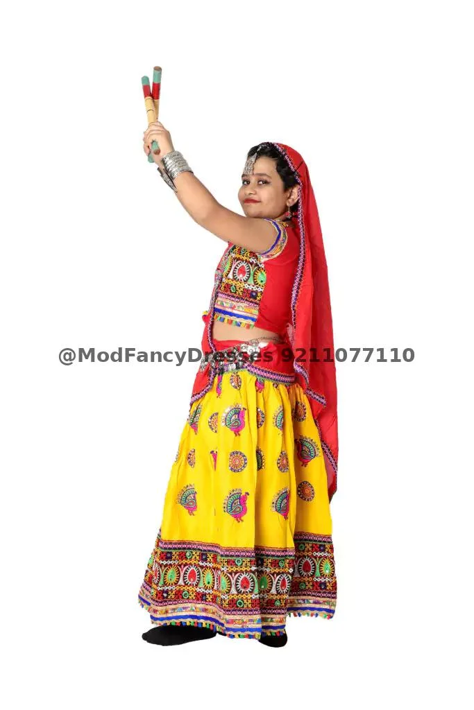 Garba Dance Chaniya Choli Fancy Dress Costume Thumbnail