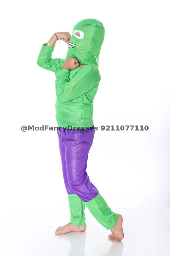 Green Hulk Fancy Dress Thumbnail
