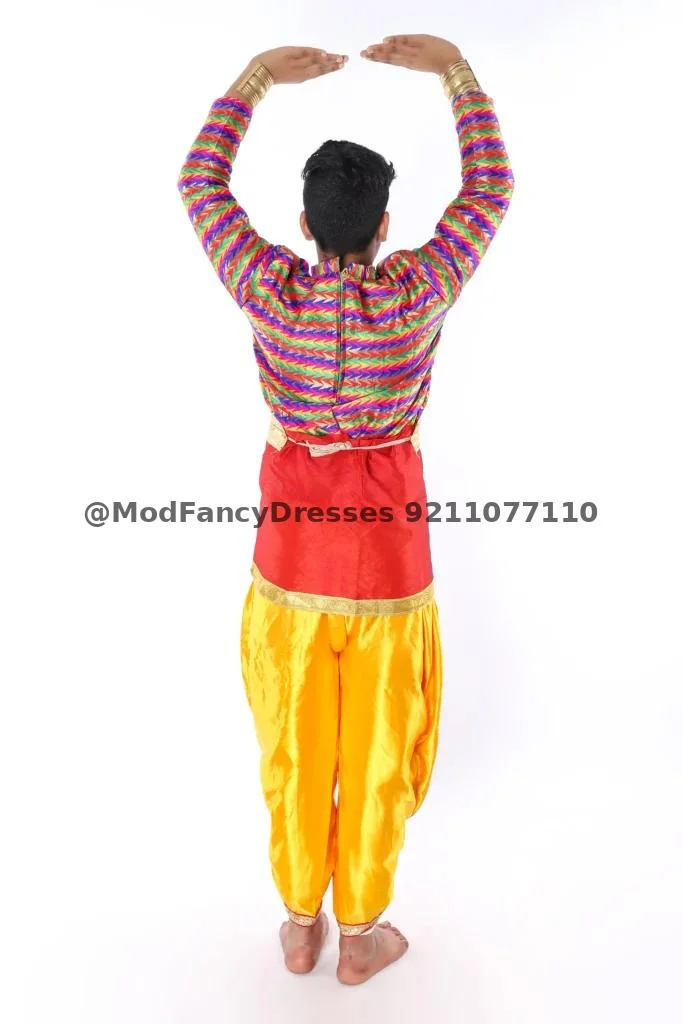 Indian Semi Classical Dance Costumes Boy Thumbnail