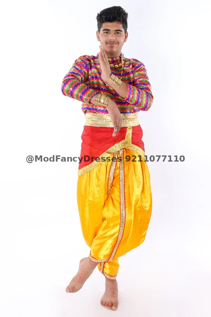 Indian Semi Classical Dance Costumes Boy