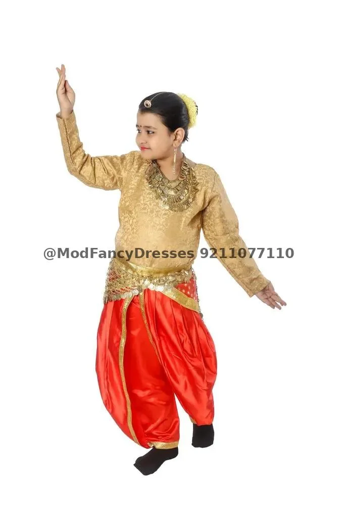 Indian Semi Classical Fancy Dress Costume Thumbnail