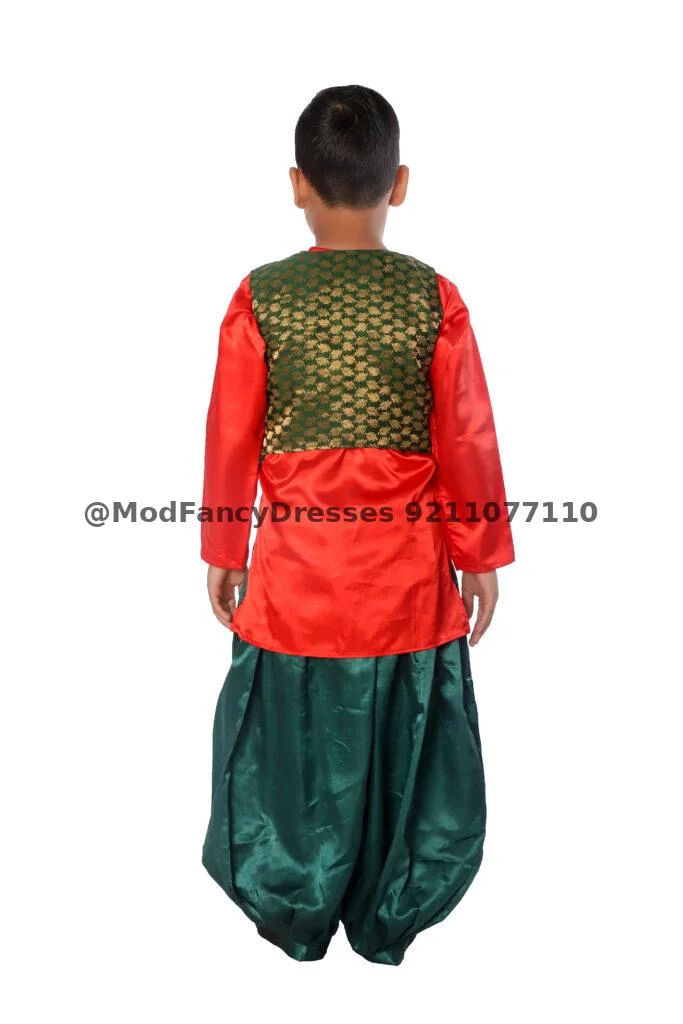Indo Western Dance Kurta Fancy Dress Costume Thumbnail