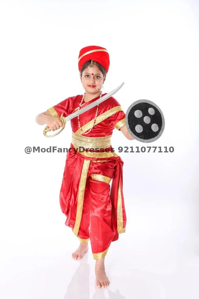 Jhansi Ki Rani Laxmi Bai Fancy Dress Costume fancy dress costume