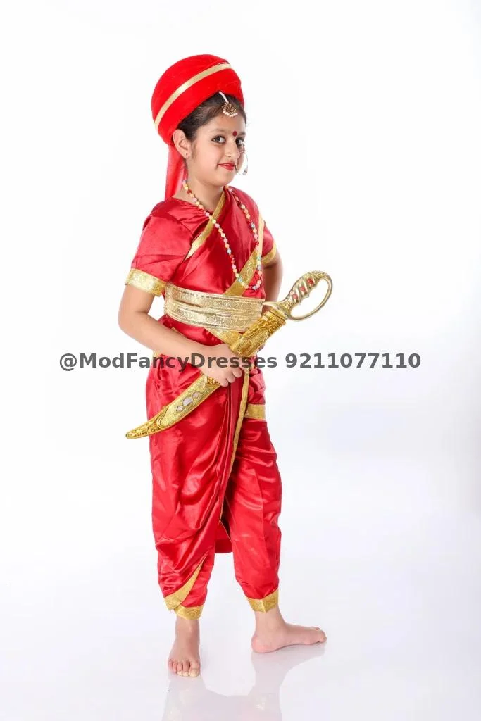 Jhansi Ki Rani Laxmi Bai Fancy Dress Costume fancy dress costume