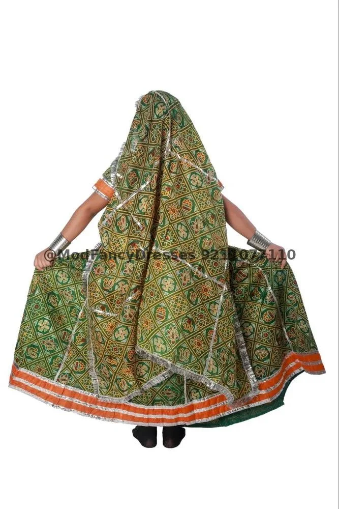 Kajari Folk Dance Fancy Dress Costume Thumbnail