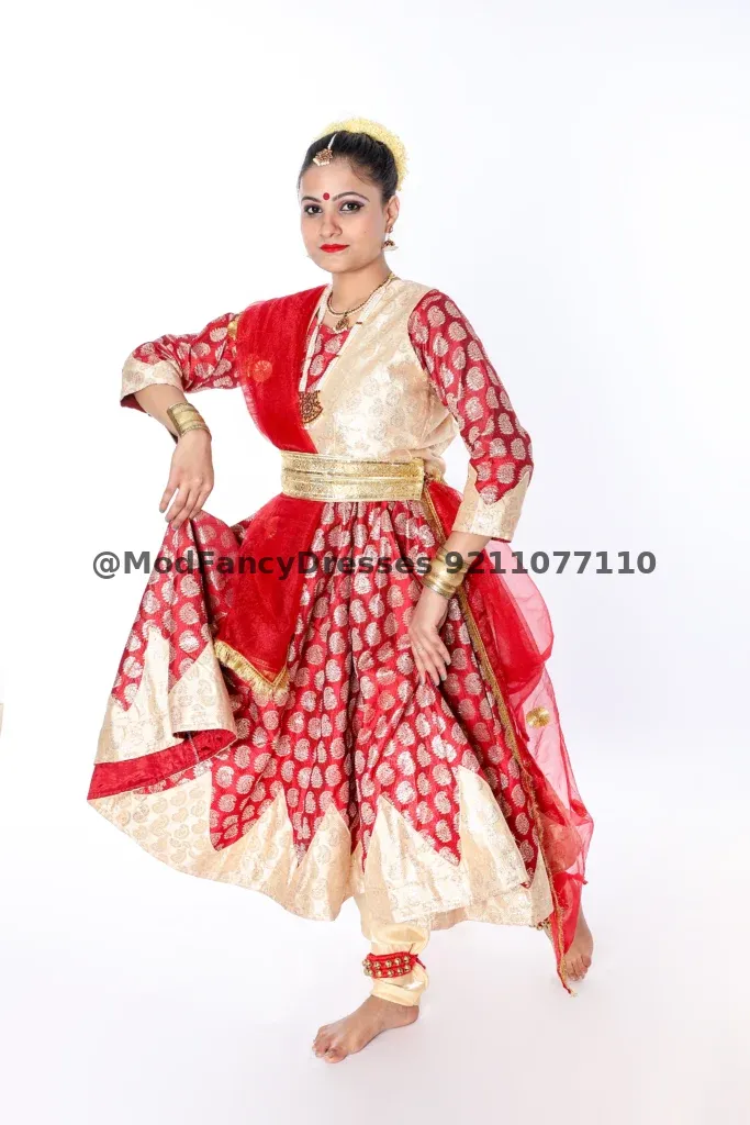 Kathak Dance Anarkali Fancy Dress