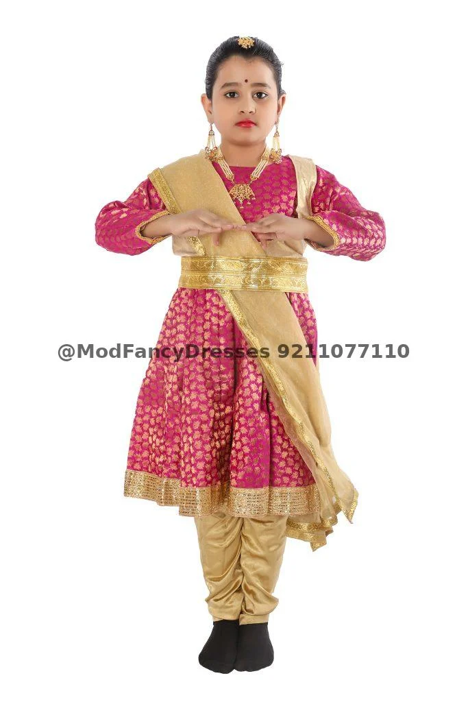 Kathak Dance Dress Anarkali Style Costume