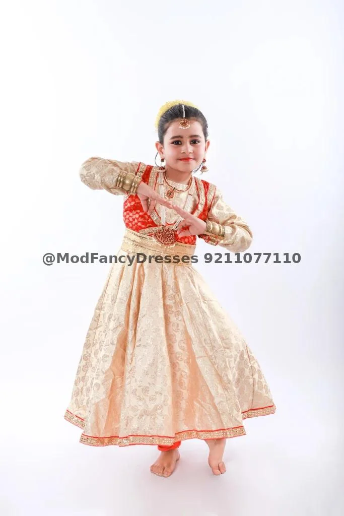 Kathak Fancy Dress Costume For Classical Dance Thumbnail