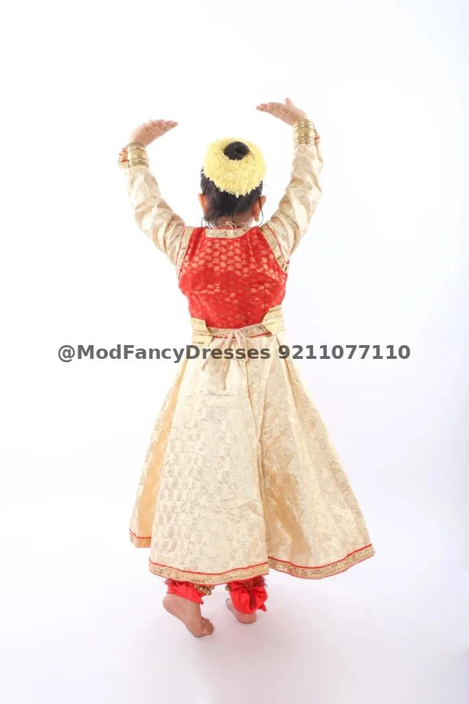 Kathak Fancy Dress Costume For Classical Dance Thumbnail