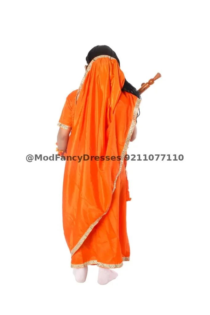 Meera Bai Fancy Dress Costume For Girls Thumbnail
