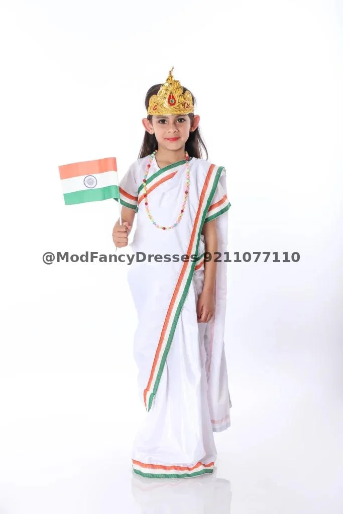 Mother India White Saree Thumbnail