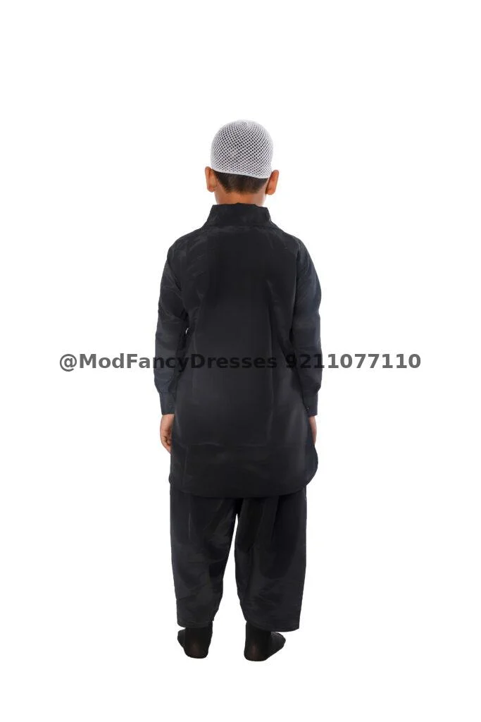 Muslim Pathani Suit Fancy Dress Costume Cap Thumbnail