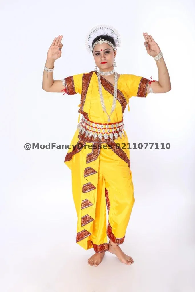 Odissi Dance Fancy Dress Costume Thumbnail