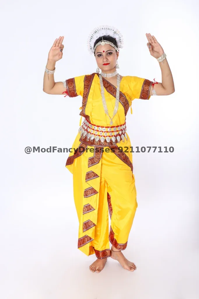 Odissi Dance Fancy Dress Costume