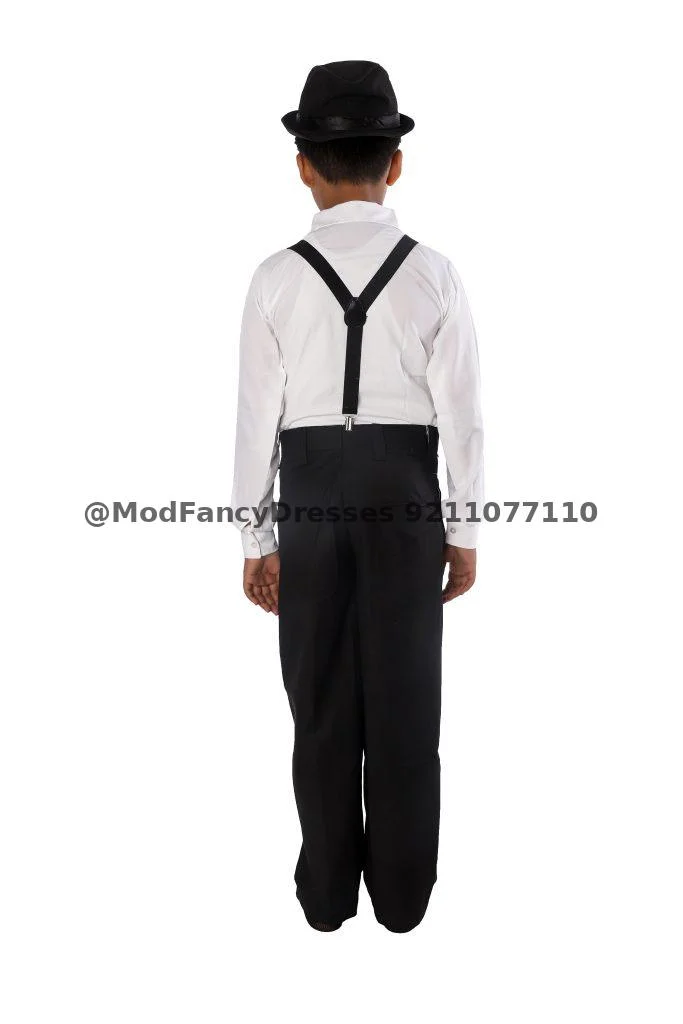 Pant Shirt And Gallace Western Dance Fancy Dress Costume Thumbnail