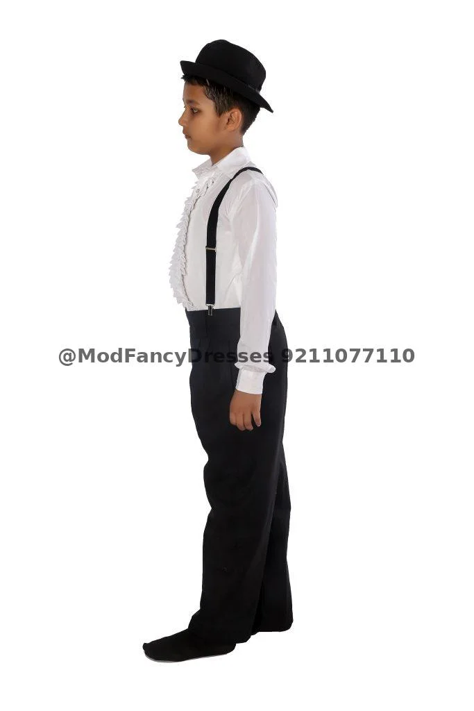 Pant Shirt And Gallace Western Dance Fancy Dress Costume Thumbnail