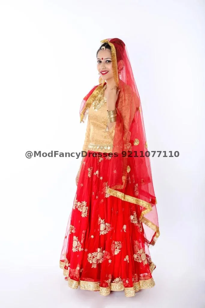 Radha Dress Lehenga Choli Costume Thumbnail